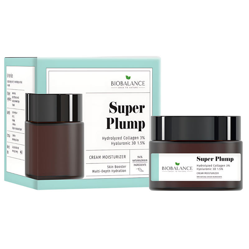 BioBalance Super Plump Hydrolyzed Collagen 3% + Hyluronic 3D 1.5% Cream Moisturizer