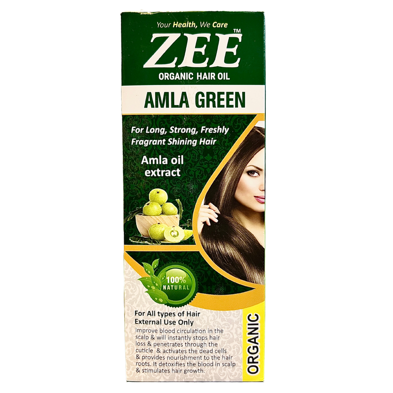 ZEE ORGANIC HAIR OIL AMLA GREEN