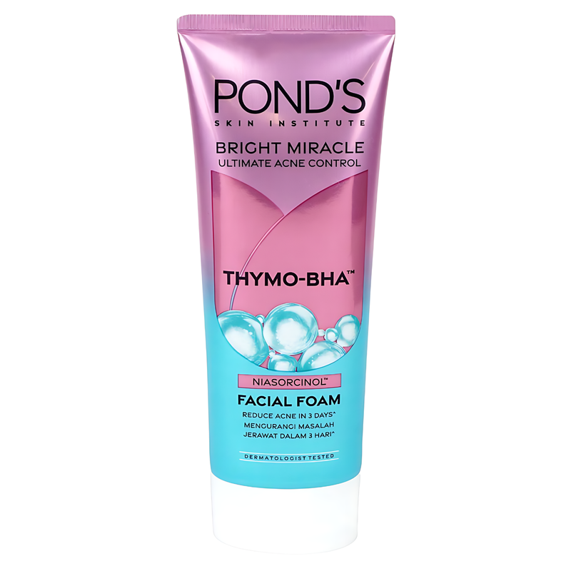 Pond's Bright Miracle Ultimate Acne Control Facial Foam with THYMO-BHA 100g